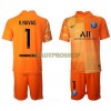 Original Trikotsatz Paris Saint-Germain Keylor Navas 1 Torwart Heimtrikot 2021-22 Für Kinder